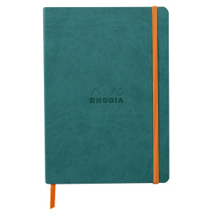 Rhodia Softcover Notebook - A5 - Peacock - Dotted